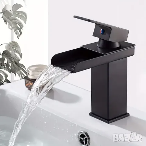 🚿 ЛУКСОЗЕН СМЕСИТЕЛ ЗА БАНЯ В ЧЕРНО И В ХРОМ 🚿