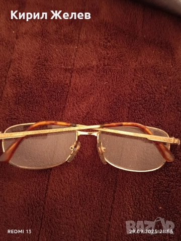 Диоптрични очила с позлата и кожен калъф много красиви добро състояние 50508, снимка 3 - Слънчеви и диоптрични очила - 51883824