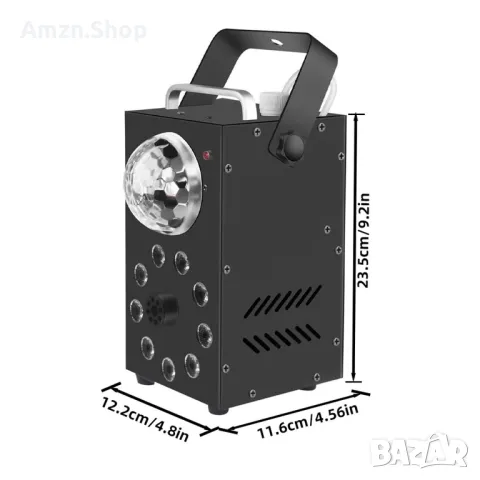 Сценично осветление 700W 3в1 Машина за мъгла и дим, звуково активирана стробоскоп LED RGB,, снимка 8 - Лед осветление - 50196213