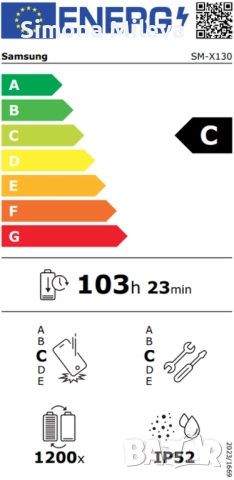 Таблет , Samsung SM-130 Galaxy Tab A11 WiFI 8.7" 64GB Gray, снимка 4 - Друга електроника - 52439551