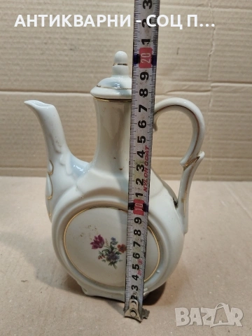 Стара Соц Българска Порцеланова Кана, Бърдуче. / НОМЕР 1534., снимка 8 - Антикварни и старинни предмети - 53660821