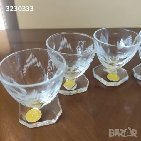 Кристални чаши за ракия, снимка 7 - Чаши - 49913771