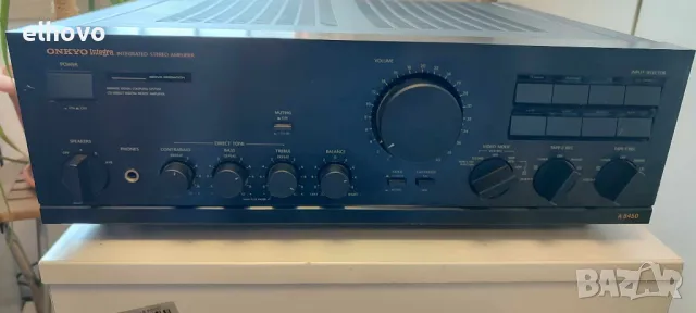 Стерео усилвател Onkyo A-8450, снимка 1 - Ресийвъри, усилватели, смесителни пултове - 47127617