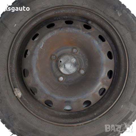 Стоманени джанти 4x108 с гуми R14 Citroen C3 2002-2009 ID: 124282, снимка 2 - Части - 45089643