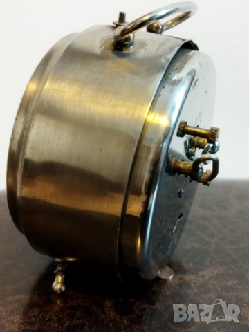 Стар френски будилник, настолен часовник, снимка 6 - Антикварни и старинни предмети - 53254177