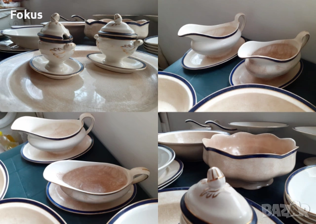 Стар порцеланов сервиз Johnson Bros England 23 част порцелан, снимка 5 - Антикварни и старинни предмети - 53449215