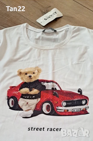 Дамска тениска, снимка 2 - Тениски - 51353532