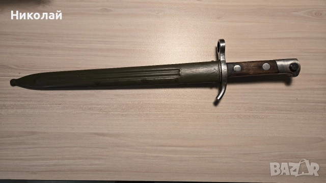Щик, нож за Финландски мосин-наган м 1928, снимка 2 - Антикварни и старинни предмети - 53624509