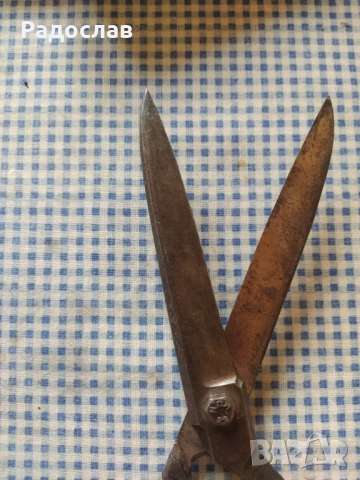 стара кована шивашка ножица, снимка 4 - Други инструменти - 54017150