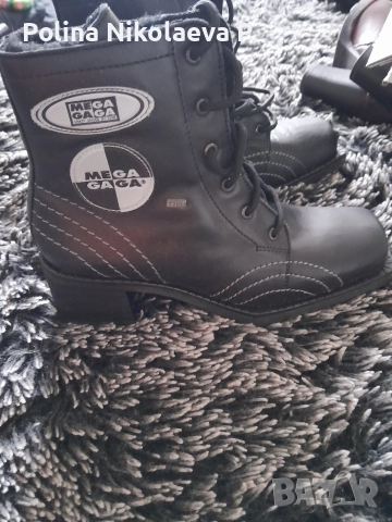 боти на Mega Gaga 37 естествена кожа , снимка 3 - Дамски боти - 52574683