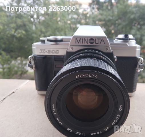 Изправна Minolta X300 в отлично състояние, снимка 2 - Фотоапарати - 46449314