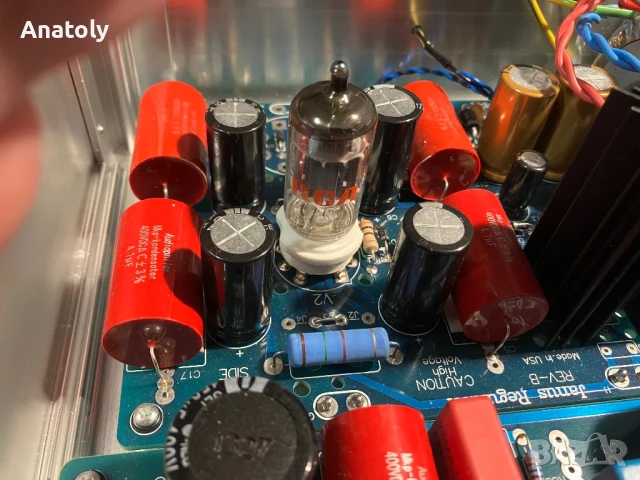 Лампов RIAA усилвател, снимка 6 - Ресийвъри, усилватели, смесителни пултове - 50921157