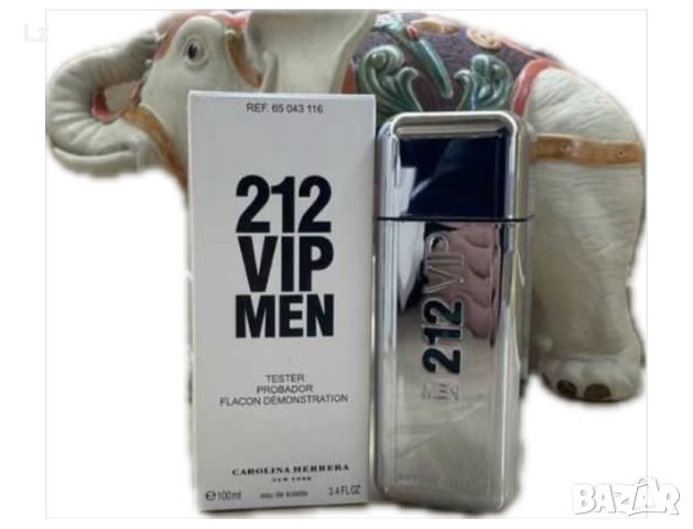 212 Vip Men Carolina Herrera EDT 100ml Оригинал, снимка 1 - Мъжки парфюми - 46452923