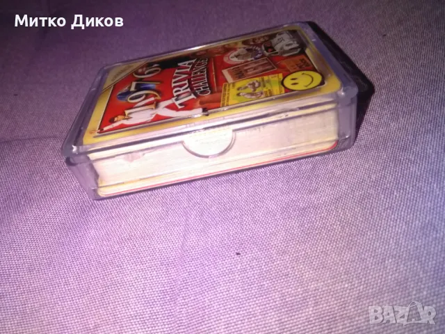 Карти  Trivia Challenge 1976г. маркови нови 52+ жокери , снимка 8 - Карти за игра - 49106262