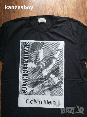 Calvin Klein - страхотна мъжка тениска , снимка 2 - Тениски - 45513487