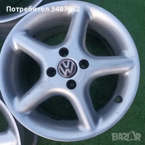 15цола за VW AUDI Skoda 4×100  7J ×15 цола ет40 ц.57.1мм , снимка 4 - Гуми и джанти - 47043316