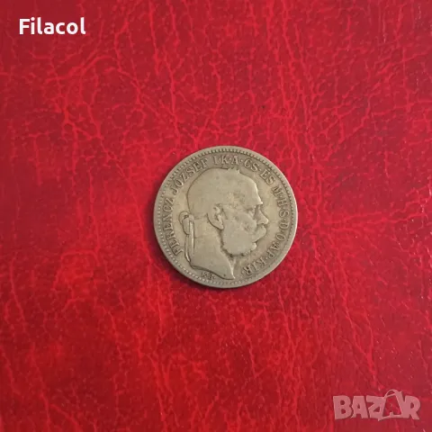 Унгария 1 крона / корона 1893 година, снимка 2 - Нумизматика и бонистика - 50417313