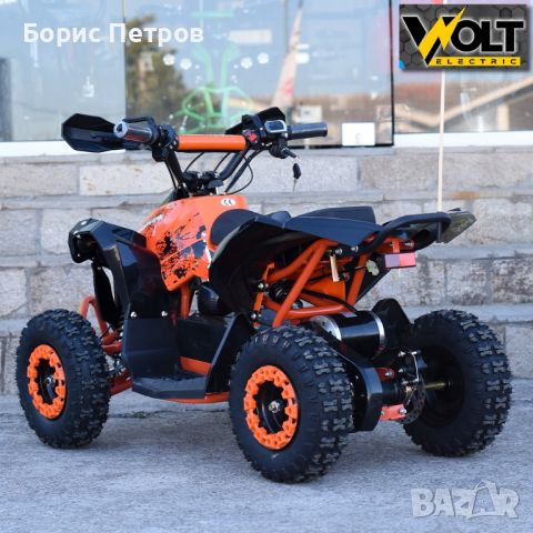 Детско Електрическо ATV NIGHTHAWK 1200W, 36V, С Родителски Контрол, Музика И Флаг, снимка 14 - Мотоциклети и мототехника - 45252421