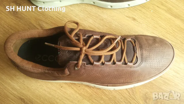 ECCO GORE-TEX YAK LEATHER Shoes размер EUR 44 естествена кожа водонепромокаеми - 1103, снимка 6 - Спортни обувки - 49993636