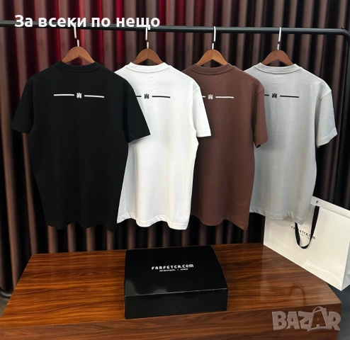 Amiri Мъжка Тениска👕Мъжка Блуза С Къс Ръкав - Различни Цветове Код Mens P.122