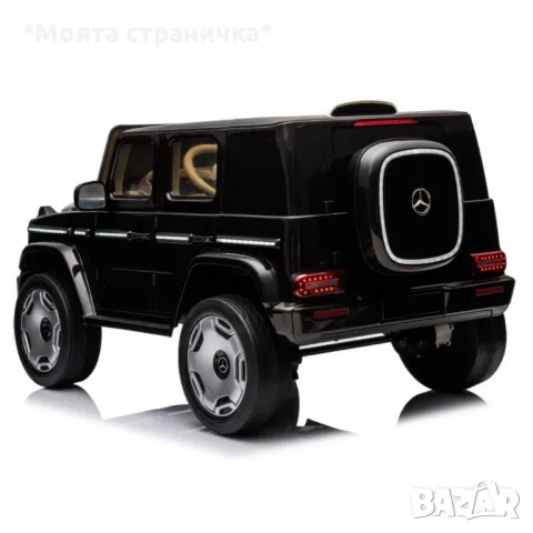 Акумулаторен джип Mercedes EQG Electric G-Class 12V с отварящи се врати меки гуми 4x4, снимка 17 - Детски велосипеди, триколки и коли - 48633085