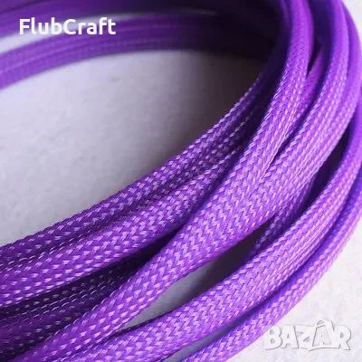 Оплетка за кабел PET 2mm вътрешен диаметър – Различни Цветове, снимка 5 - Кабели и адаптери - 45136920