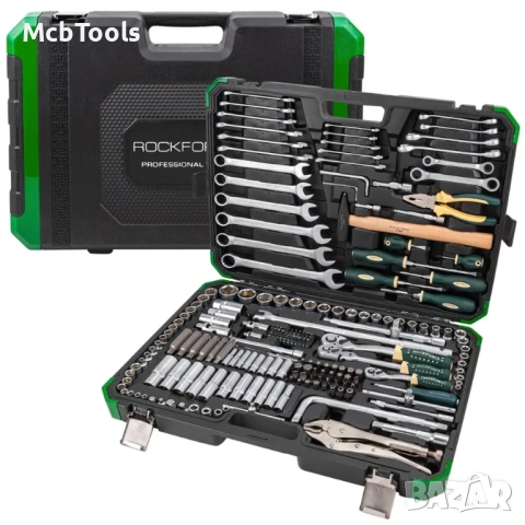 Гедоре 202+2 части 1/4″, 3/8″, 1/2″ ROCKFORCE