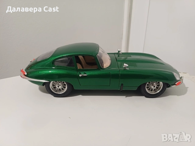 1/18 Jaguar E 1961 Bburago Italy , снимка 6 - Колекции - 54177124
