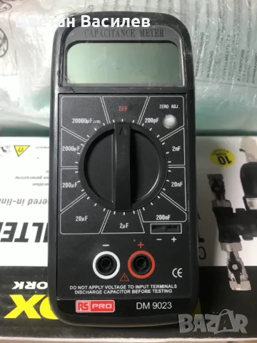 RS PRO Handheld Capacitance Meter 20mF, снимка 2 - Друга електроника - 47714599