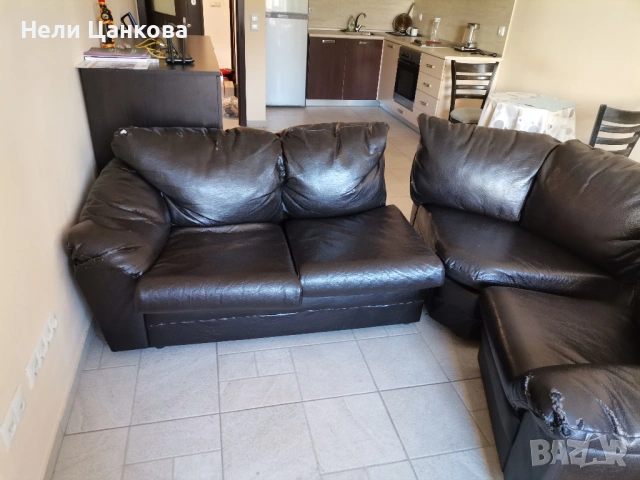 Стар разтегателен ъглов диван , снимка 2 - Дивани и мека мебел - 53904381