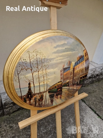 Страхотна майсторска картина масло върху дървена основа , снимка 6 - Картини - 51558520