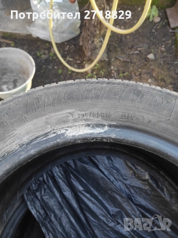 4 броя летни гуми Мишелин 205/55/16 дот 2020, снимка 3 - Гуми и джанти - 52789630