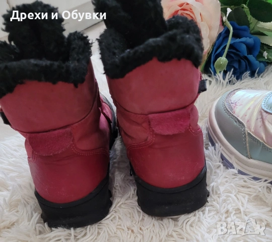 Розови ботуши NIKE 26.5 номер апрески DISNEY Елза , естествена кожа ботуши LACOSKI , снимка 16 - Детски боти и ботуши - 45254404