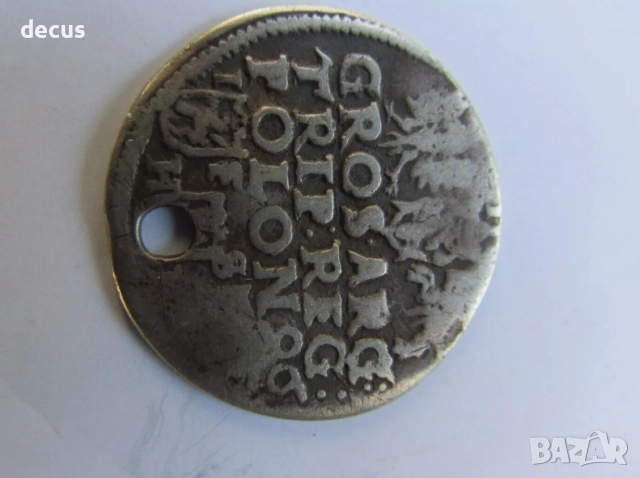 Полска сребърна монета Сигизмунд 1596 г, снимка 6 - Нумизматика и бонистика - 51464040