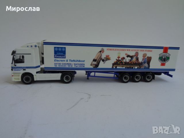  HERPA H0 1/87 MERCEDES BENZ ACTROS КАМИОН МОДЕЛ ТИР, снимка 1 - Колекции - 46567176