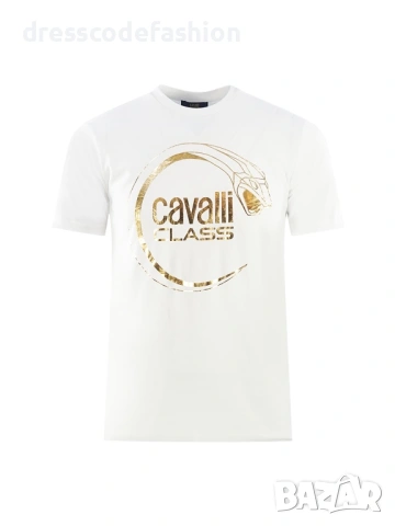 Мъжка оригинална тениска Cavalli class, снимка 6 - Тениски - 53896231