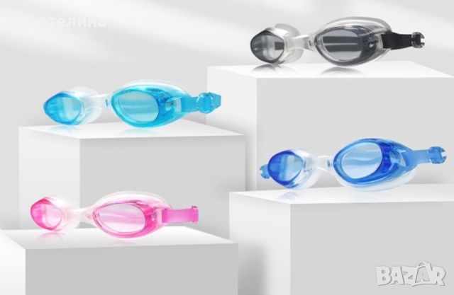 Комплект детски очила за гмуркане с тапи за уши и калъф за съхранение, снимка 1 - Водни спортове - 45336469