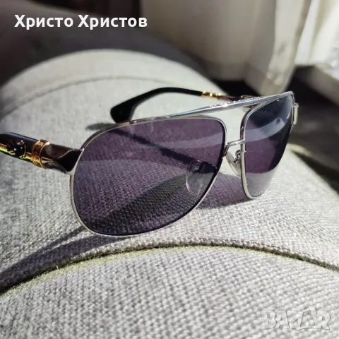 TOP PROMO!!!Мъжки луксозни слънчеви очила Chrome Hearts Buek BK 63/12-130, снимка 1 - Слънчеви и диоптрични очила - 45567388