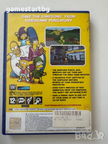 The Simpsons Game за PS2, снимка 2 - Игри за PlayStation - 51396382