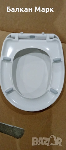 Седалка за тоалетна с плавно затваряне – дуропласт, 43×35 см, снимка 5 - Други - 53087917