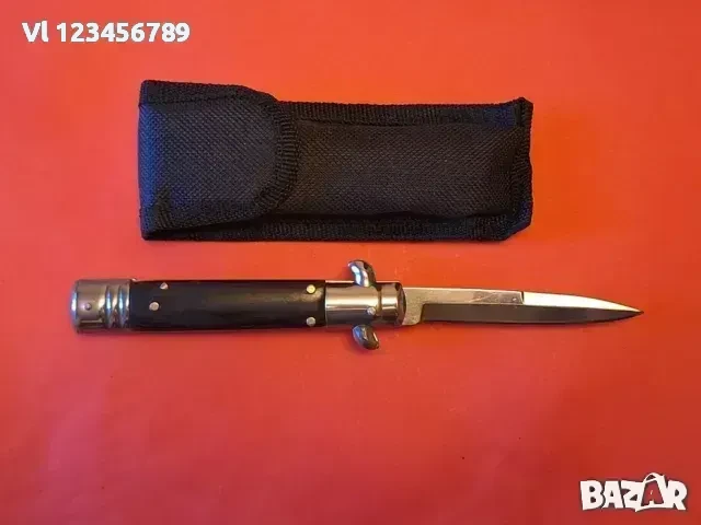 Италиански автоматичен нож "leverletto"Akc - 80x19, снимка 4 - Ножове - 50556748