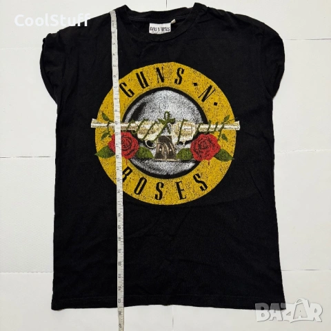 Тениска Guns N' Roses Rock Revolver Rose Размер M, снимка 2 - Тениски - 53925712