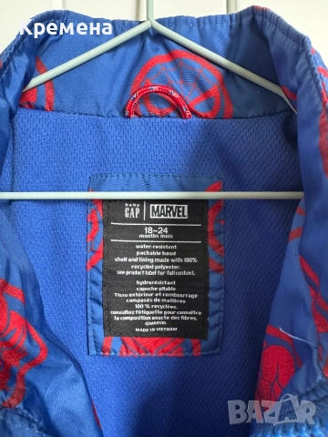 Бебешко яке GAP Marvel, снимка 2 - Бебешки якета и елеци - 51854404