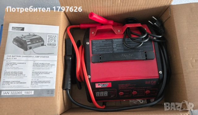 Ultimate Speed® Зарядно стартово устройство за акумулатор Лидъл