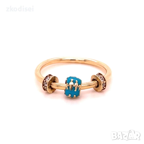 Златен дамски пръстен 1,83гр. размер:52 14кр. проба:585 модел:35005-5