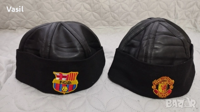 Кожена шапка Ман.Юнайтед