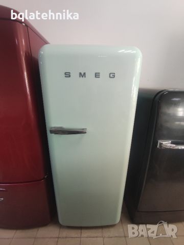 хладилник SMEG FAB28RVS ретро дизайн, снимка 1 - Хладилници - 46734379