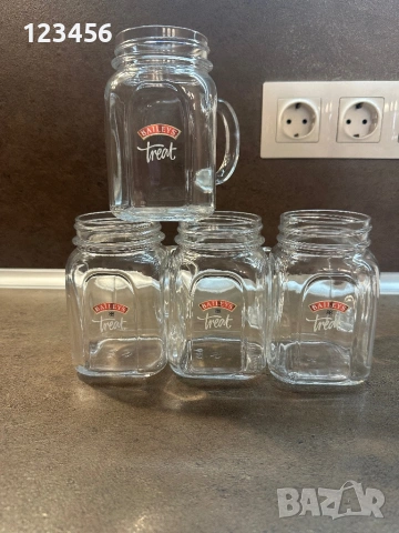 Чаши/ буркани Бейлис/Baileys, снимка 4 - Чаши - 53914624
