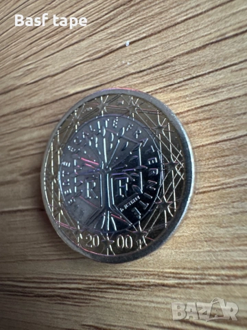 Монета от 1 евро Франция 2000 г, снимка 2 - Антикварни и старинни предмети - 54203634