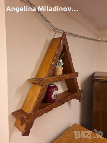 Етажерки за стена дъб , снимка 3 - Етажерки - 53966530